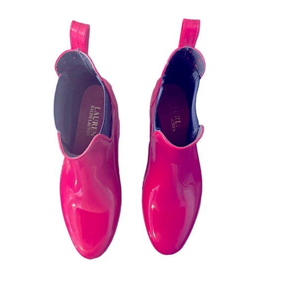Lauren by Ralph Lauren Hot Pink Rain Boots, Women’s 8 - Picture 6 of 6